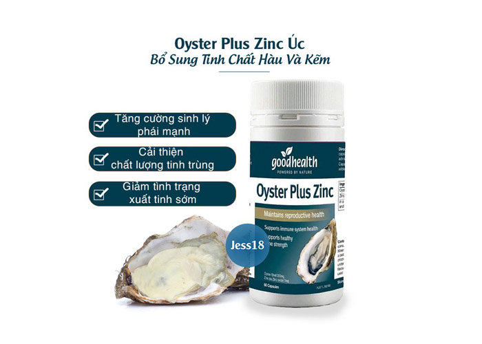 tinh chất hàu úc oyster plus zinc