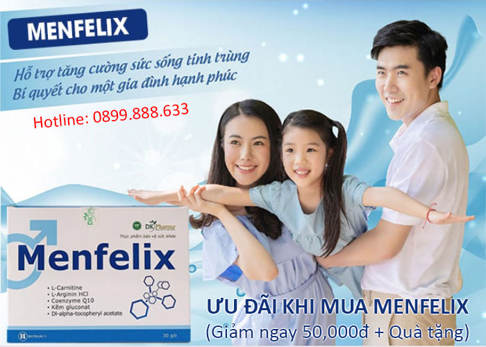 ưu đãi khi mua thuốc menfelix