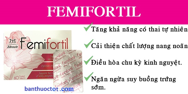 tác dụng của thuốc femifortil