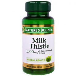 Viên uống giải độc gan Nature’s Bounty Milk Thistle 1000mg 50 viên