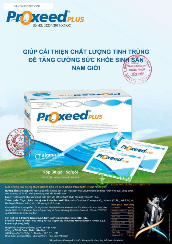 công dung thuốc proxeed plus