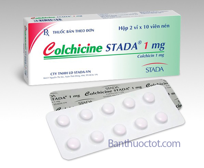 thuốc colchicine stada 1mg