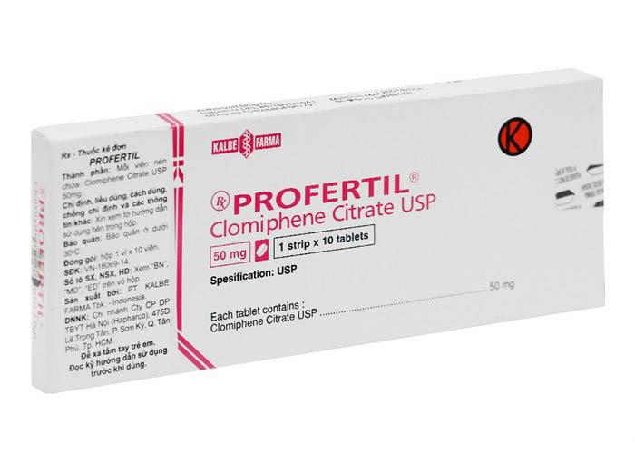 thuốc profertil clomiphene citrat 50mg