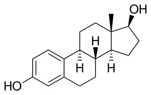 công thức cấu tạo của estradiol