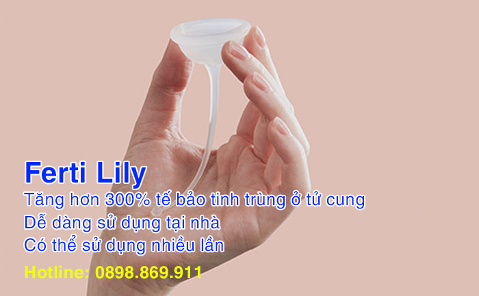 cốc thụ thai ferti lily hỗ trợ khả năng thụ thai tự nhiên
