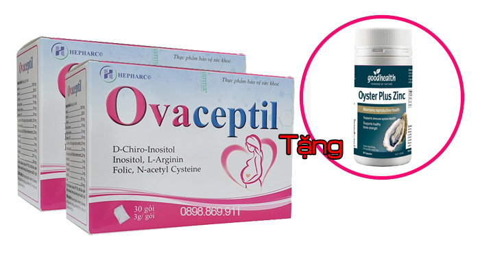 mua ovaceptil tặng tinh chất hàu oyster plus zinc