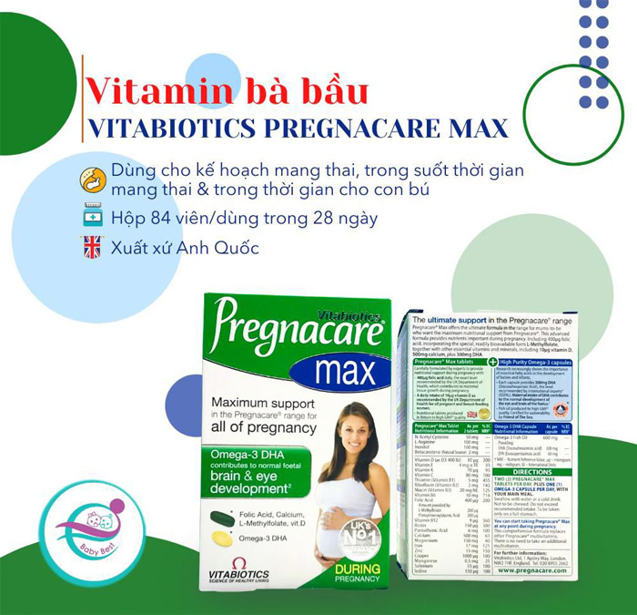 tác dụng thuốc pregnacare max
