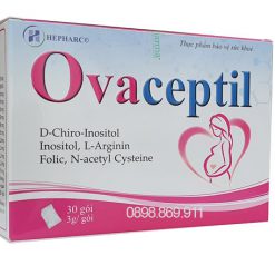 Thuốc Ovaceptil hộp 30 gói