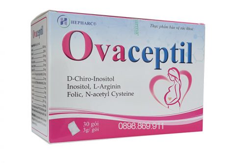 Thuốc Ovaceptil hộp 30 gói