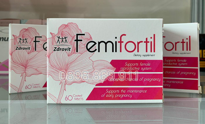 tăng khả năng thụ thai với thuốc bổ femifortil