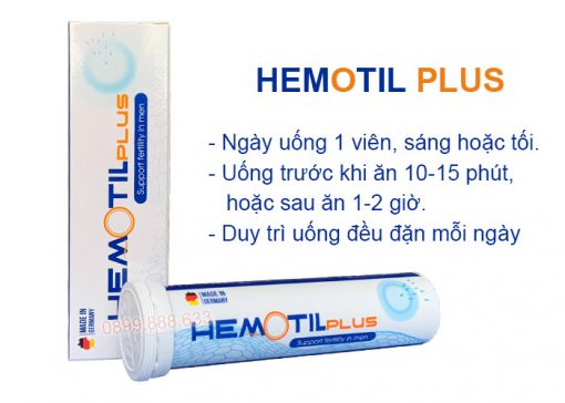 cách dùng hemotil plus hiệu quả