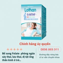 lothan 5-mthf bổ sung folate cho phụ nữ