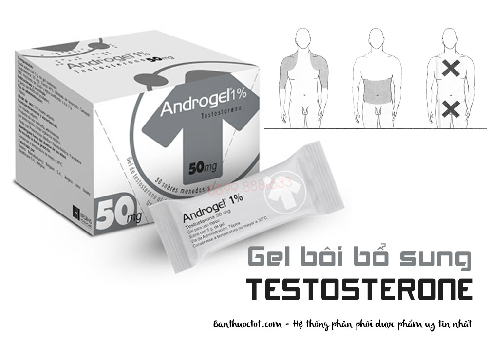 androgel testosterone 50mg