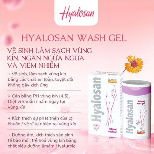 công dụng hyalosan wash gel