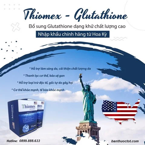 Thuốc Thiomex Glutathione 60 viên