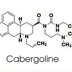 công thức cấu trúc của cabergoline