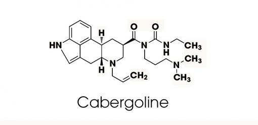 công thức cấu trúc của cabergoline
