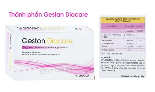 thành phần gestan diacare