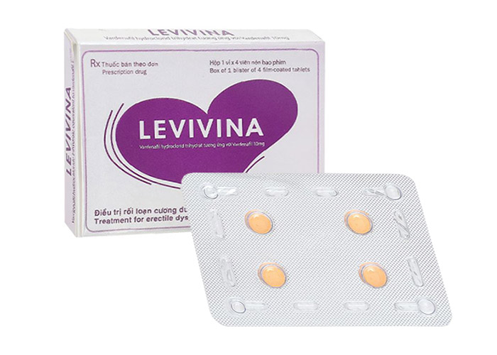 thuốc levivina 10mg điều trị rối loạn cương dương