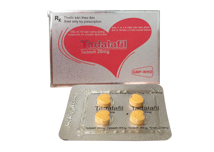 thuốc tadalafil 20mg điều trị rối loạn cương dương