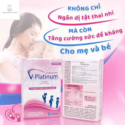 tác dụng viên uống v-platinum 5-mthf